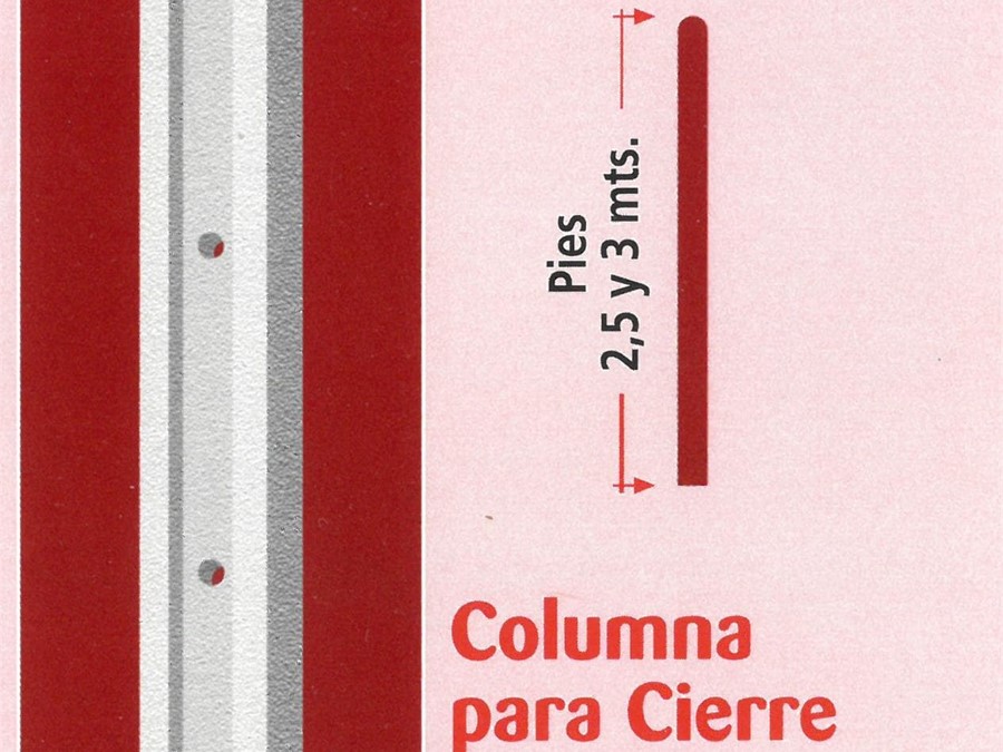 Columna para cierre